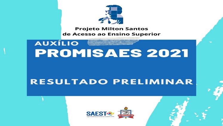 SAEST/UFPA publica resultado preliminar do Auxílio Promisaes 2021