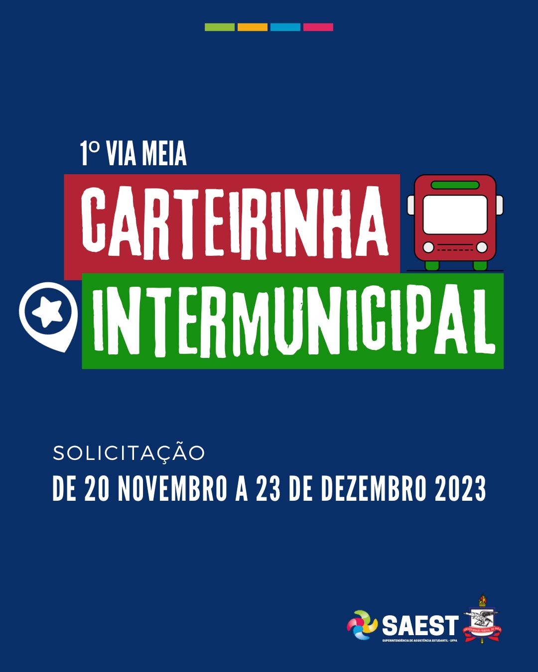 ARCON/PA abre inscrição para primeira via de carteirinha intermunicipal de meia passagem